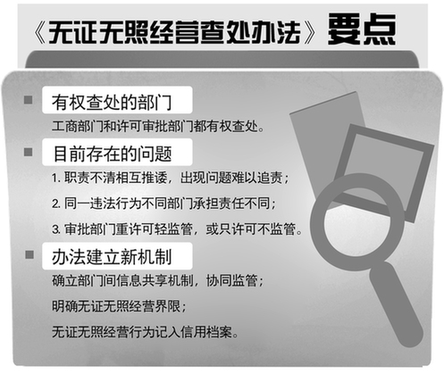 云南《无证无照经营查处办法》征求意见 集贸市场销售农副产品拟不查处